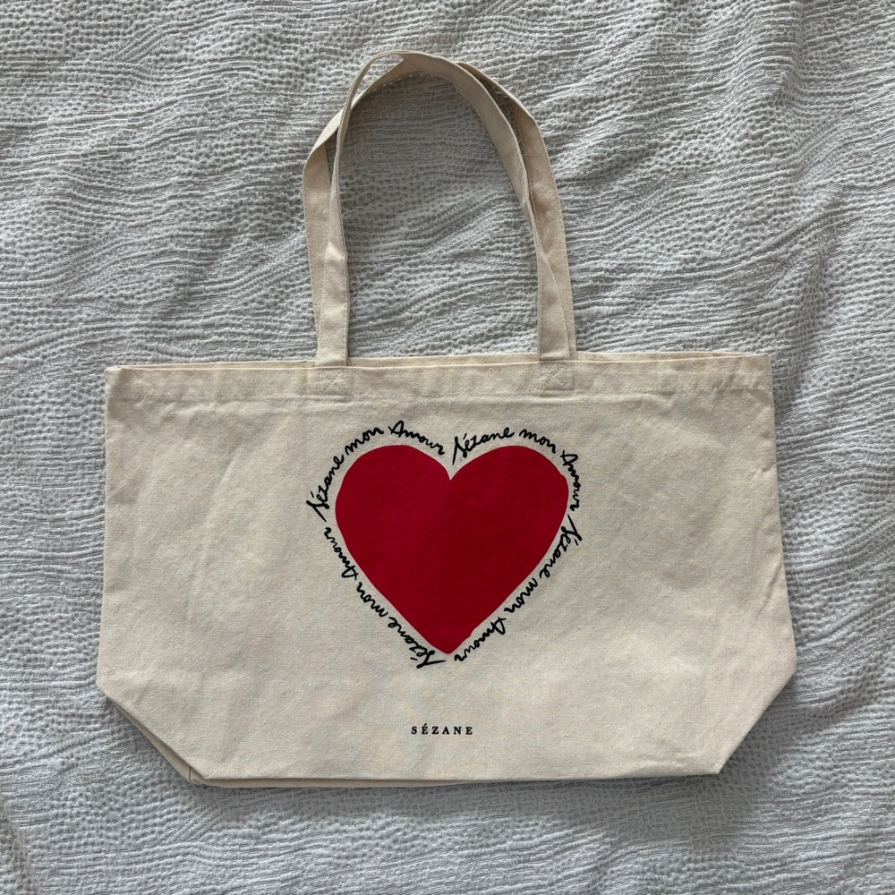 New Sézane Amour Tote Bag